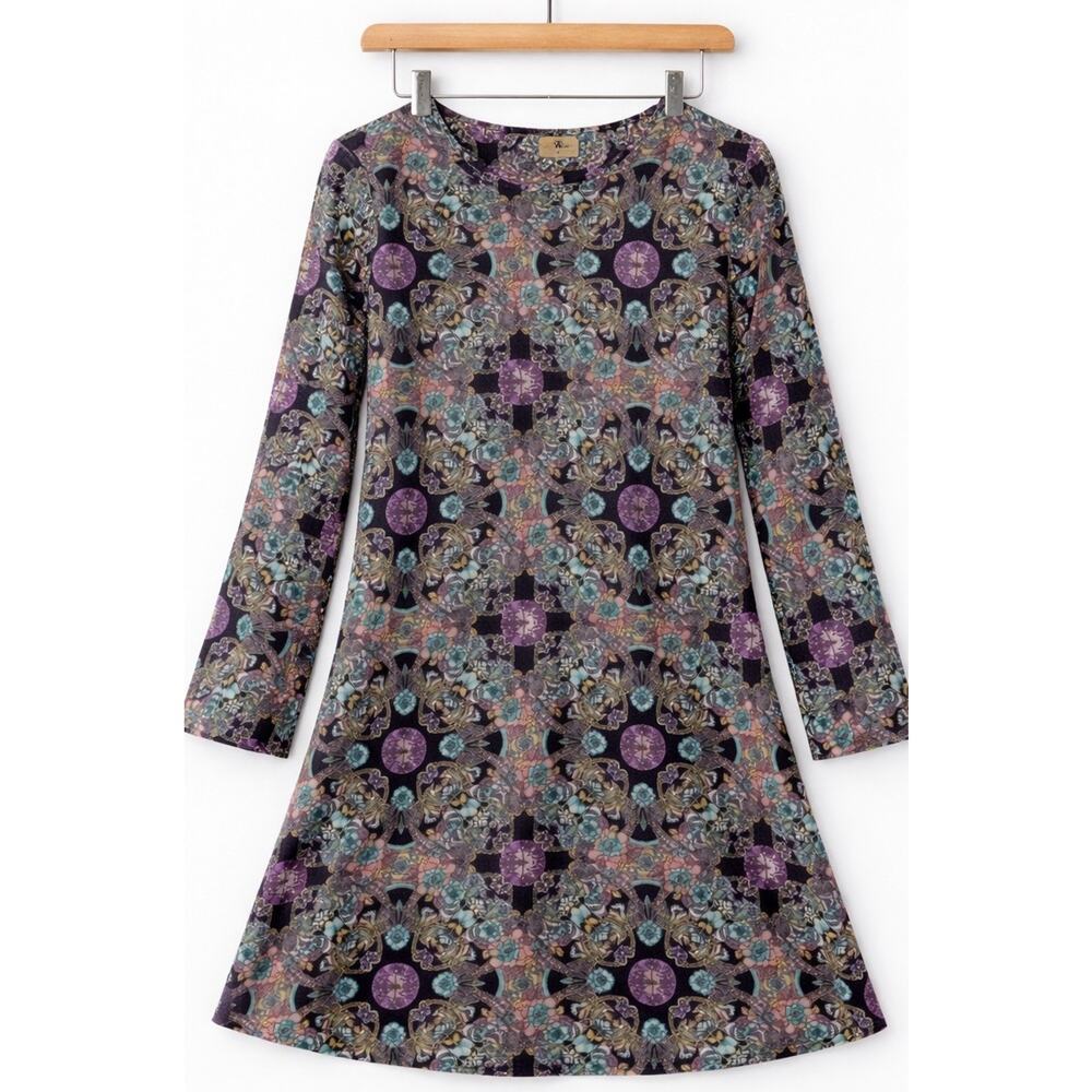 Orion London/Dragon Fly Psychedelic Boho Mini Dress Womens XS S Festival Indie